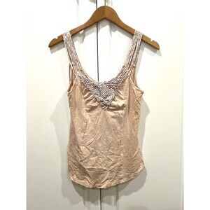 Free People Women's Tank Top Peachy Pink Y2k Size Small